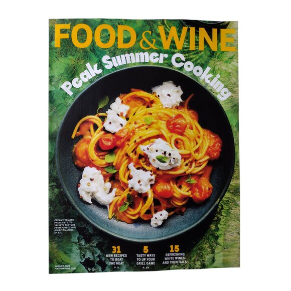 Food & Wine 6 Issue + 1 Bonus Magazine Bundle 2025 Recipes Tips Cooking Desert - Picture 7 of 10